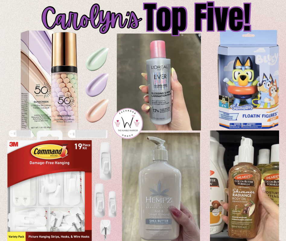 Carolyn’s Top Five!